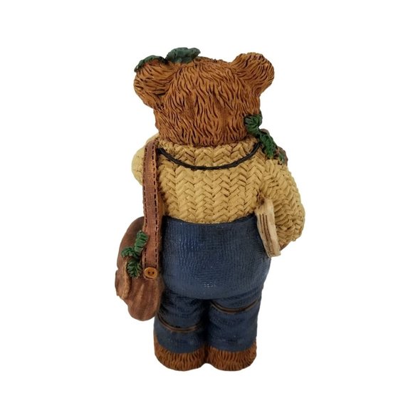 Cute Nature Lover, Bird Watcher Explorer Bear Figurine - Picture 3 of 7